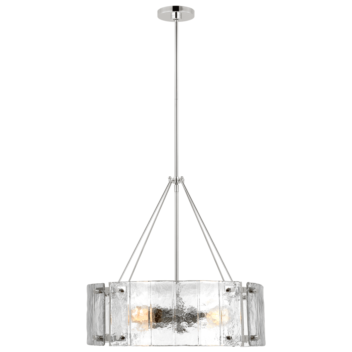 Suspension Calvert - Nickel poli by Visual Comfort Studio | Luminaires & cie