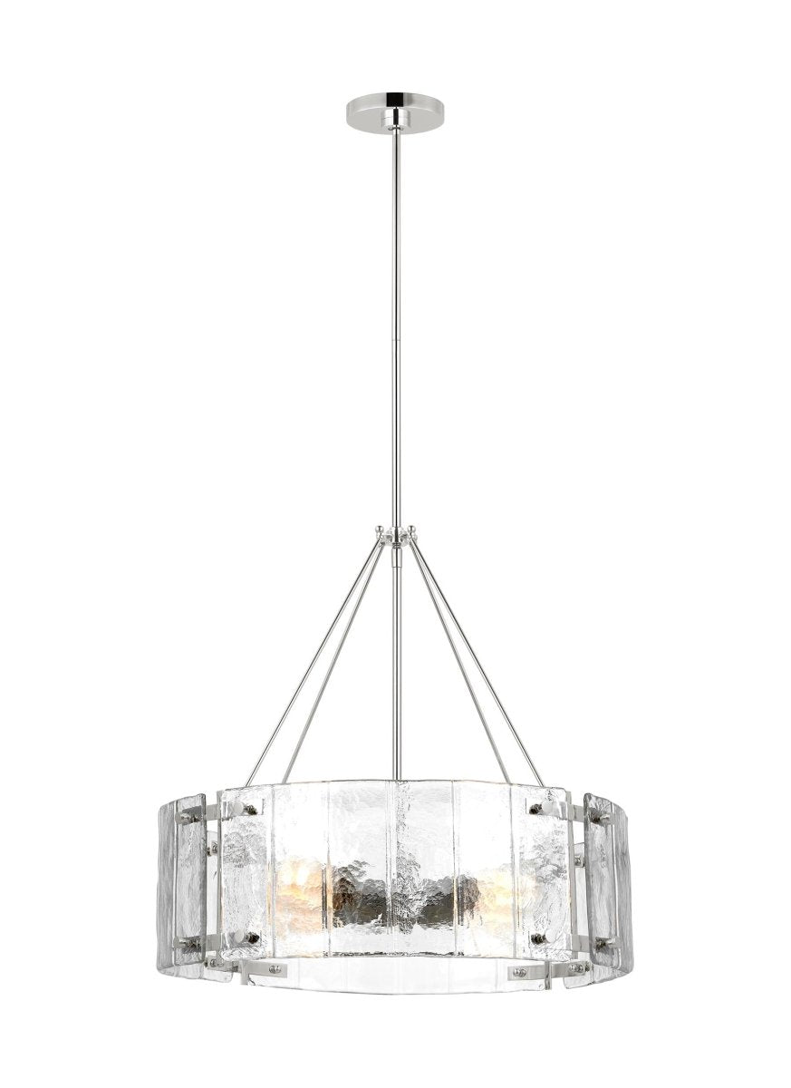 Suspension Calvert - Nickel poli by Visual Comfort Studio | Luminaires & cie