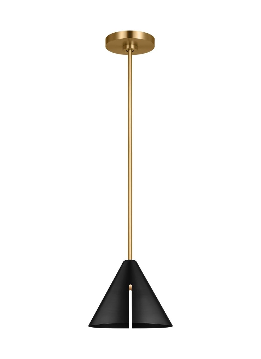 Suspension Cambre - Noir de minuit et laiton brunis by Visual Comfort Studio | Luminaires & cie