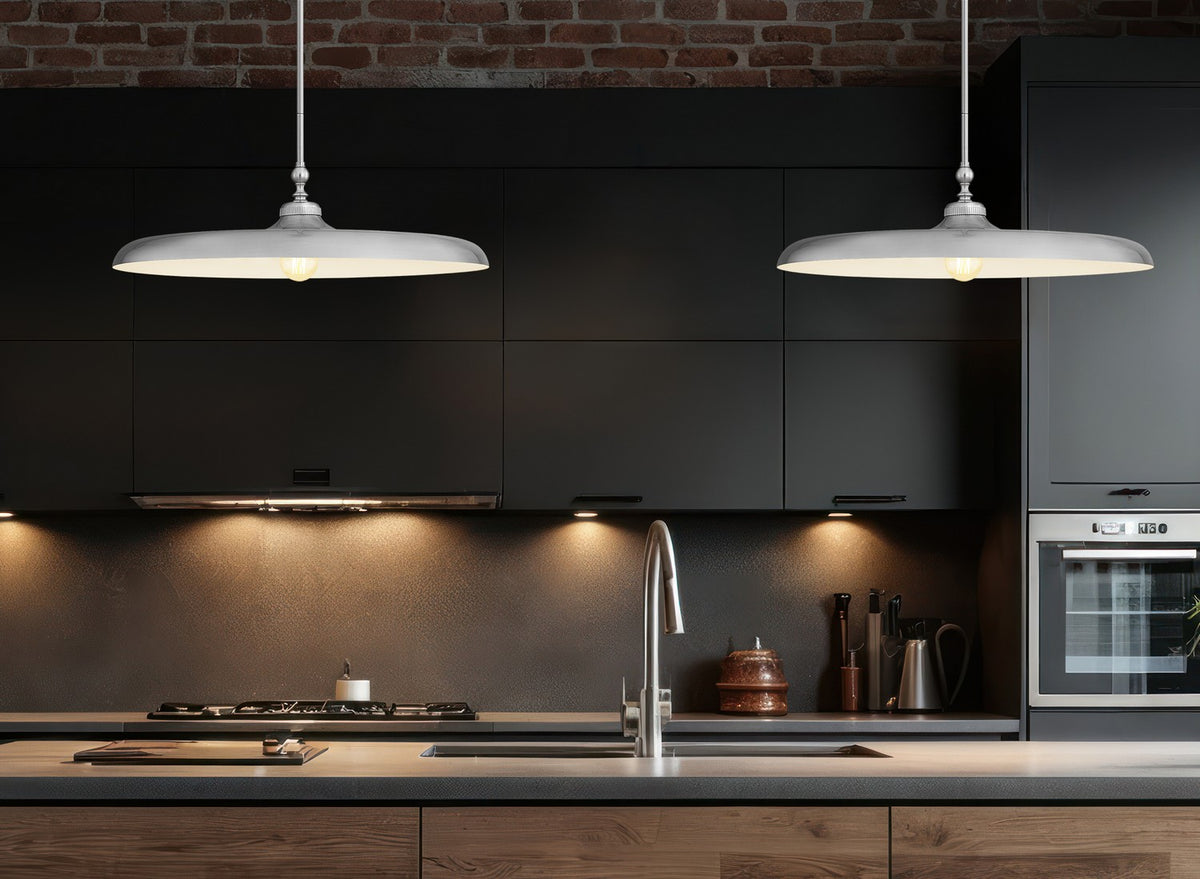 Suspension Camden Nickel brossé, 32" – vue 8