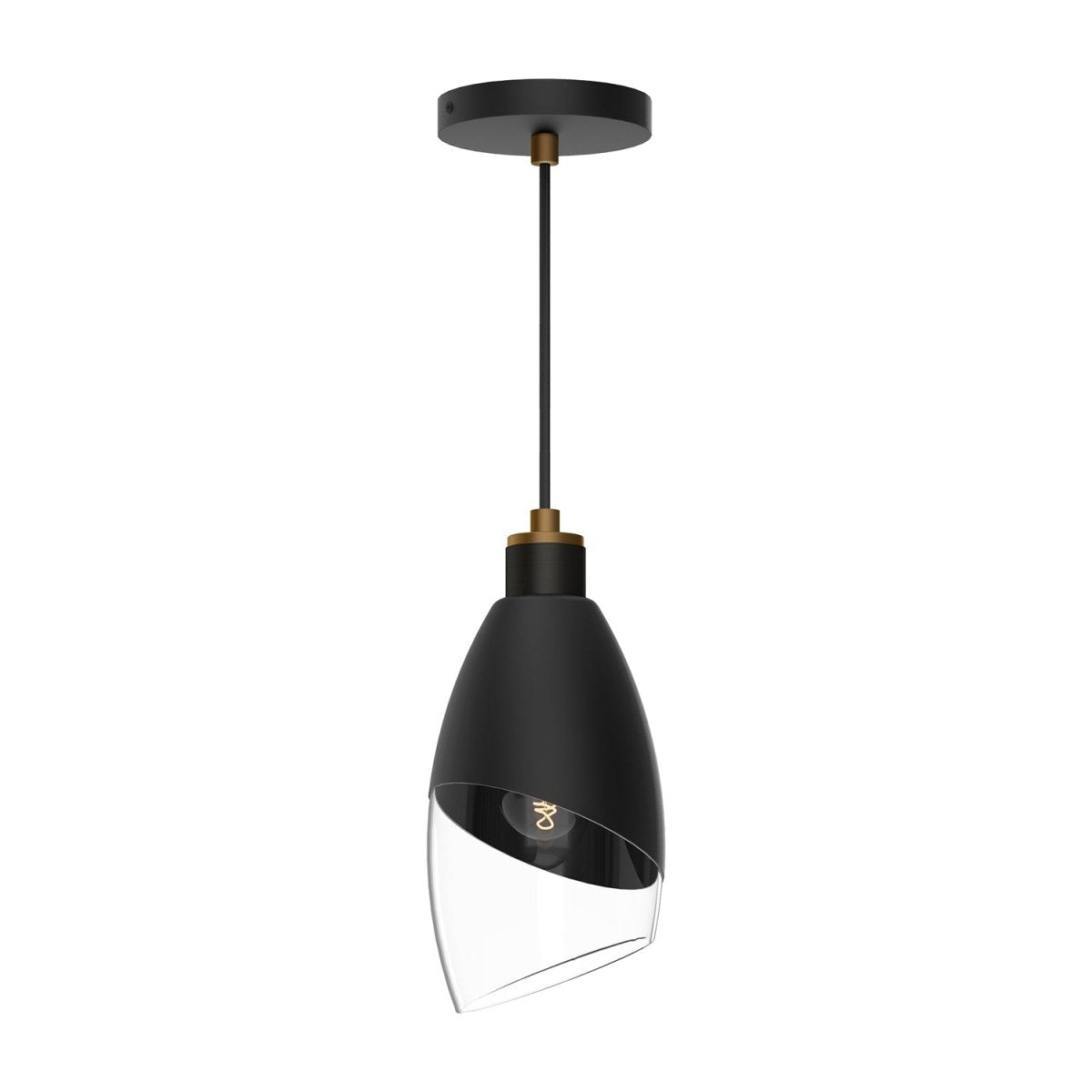 Suspension Capri - Noir mat by Alora Lighting | Luminaires & cie