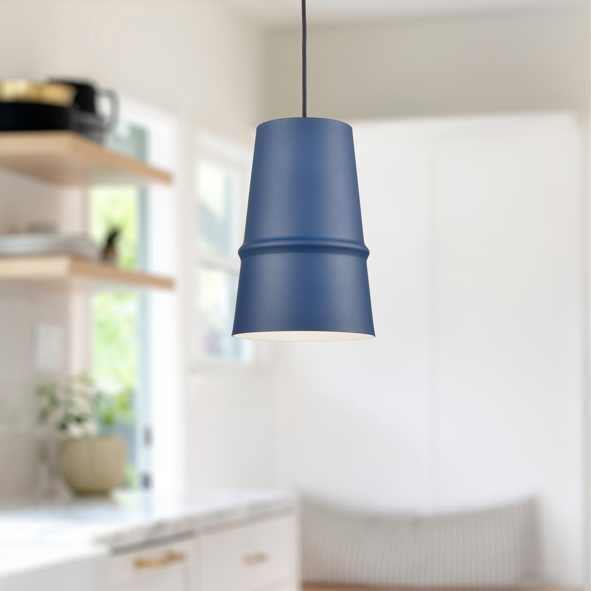 Mini-suspension Castor Bleu indigo – vue 2
