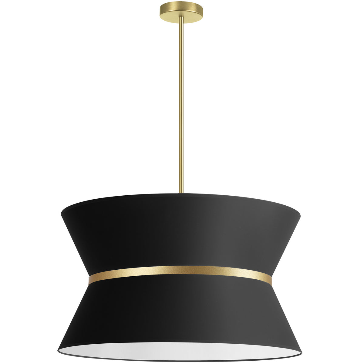 Suspension Caterine Noir, Laiton vieilli – Dainolite