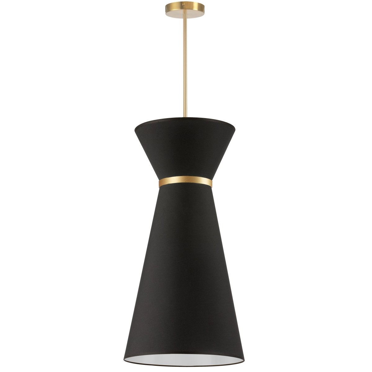 Suspension Caterine - Laiton vieilli Noir 14" by Dainolite | Luminaires & cie