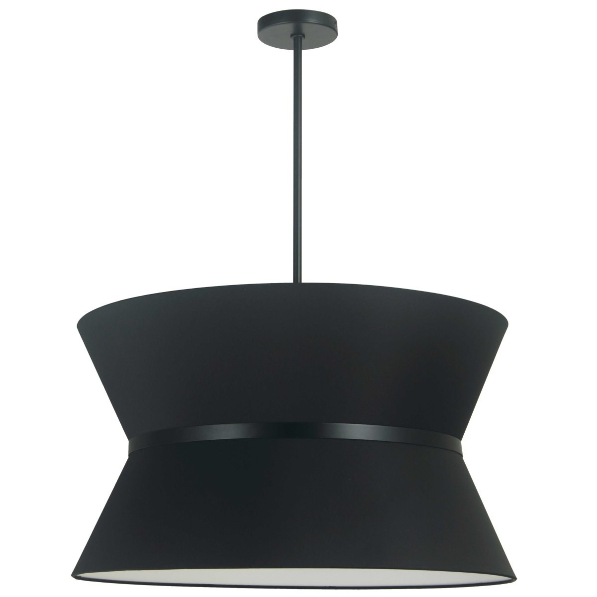 Suspension Caterine - Noir mat Noir 24" by Dainolite | Luminaires & cie