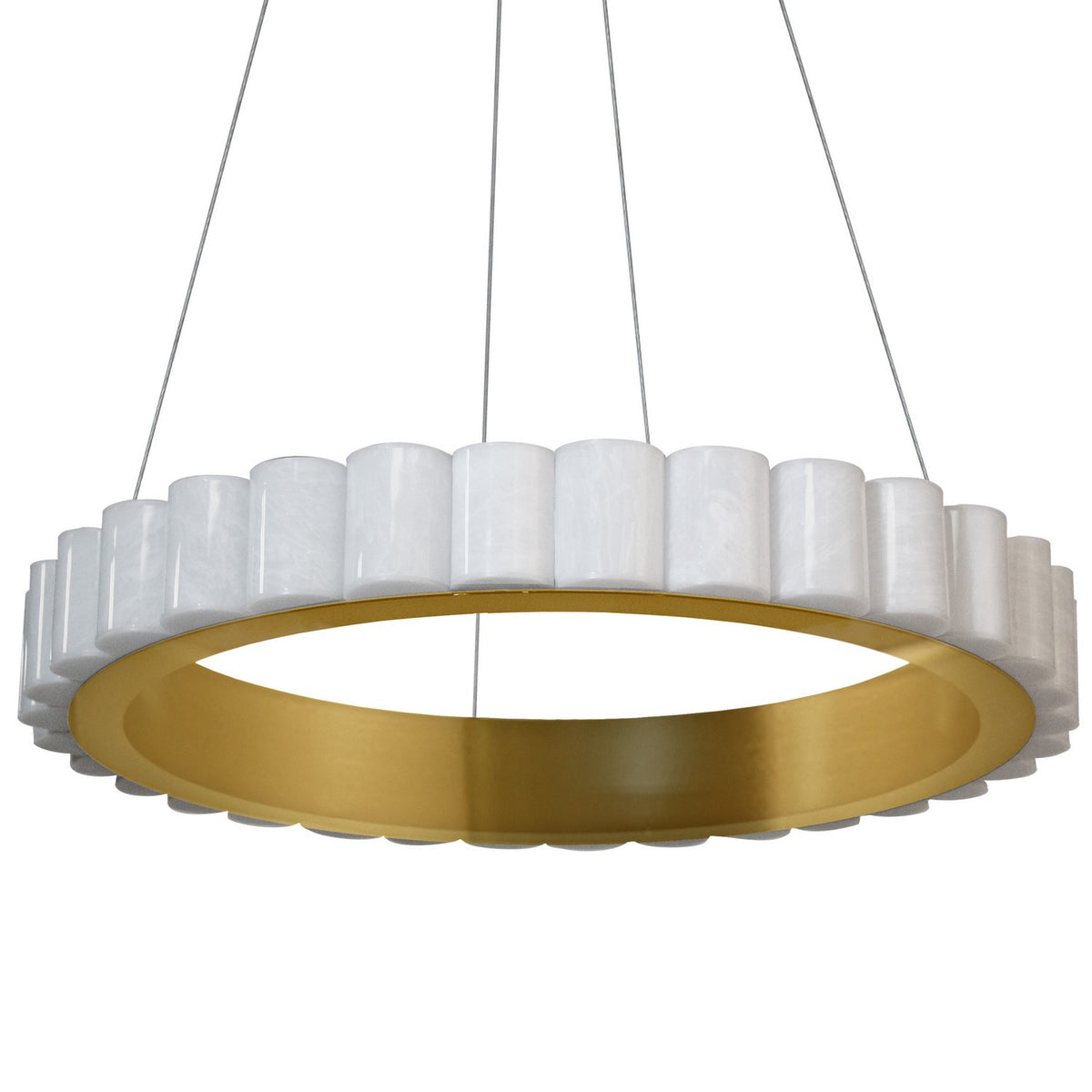 Suspension Celeste Opale / Laiton vieilli – Dainolite