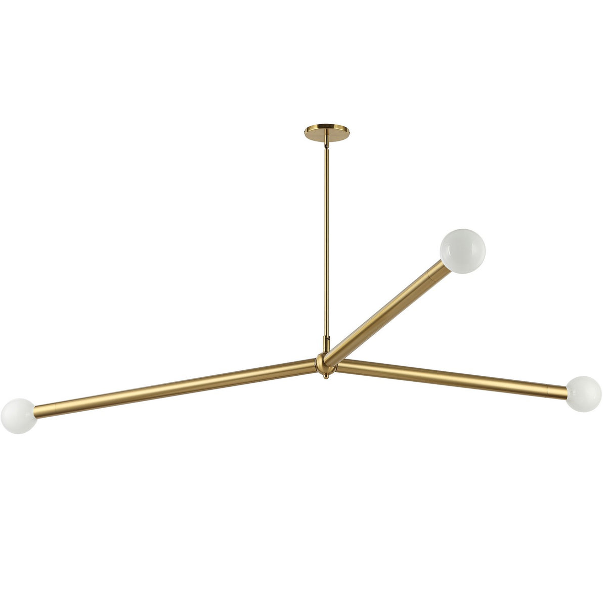 Lustre linéaire Cerberus Laiton vieilli – Dainolite