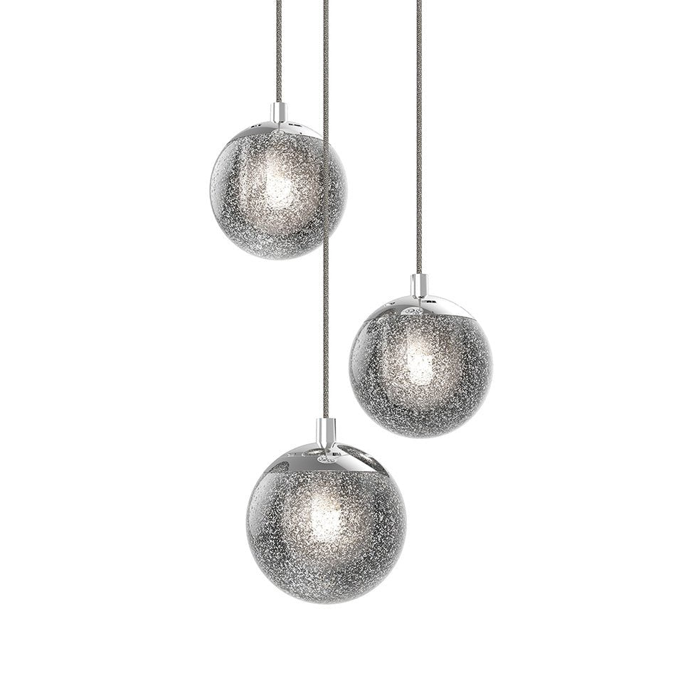 Suspension Champagne Bubbles - 3 lumières by Sonneman | Luminaires & cie