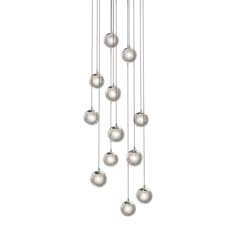 Suspension Champagne Bubbles - 12 lumières by Sonneman | Luminaires & cie