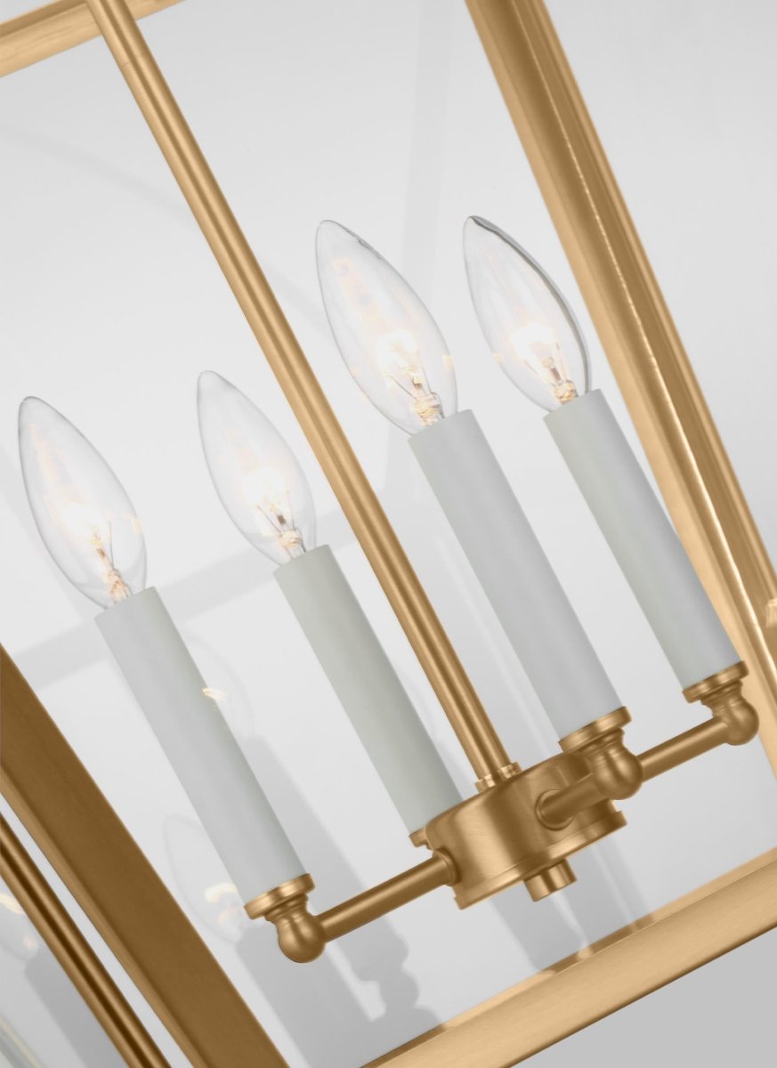 Suspension Charleston - Laiton satiné 21" Ampoules DEL incluses by Visual Comfort Studio | Luminaires & cie
