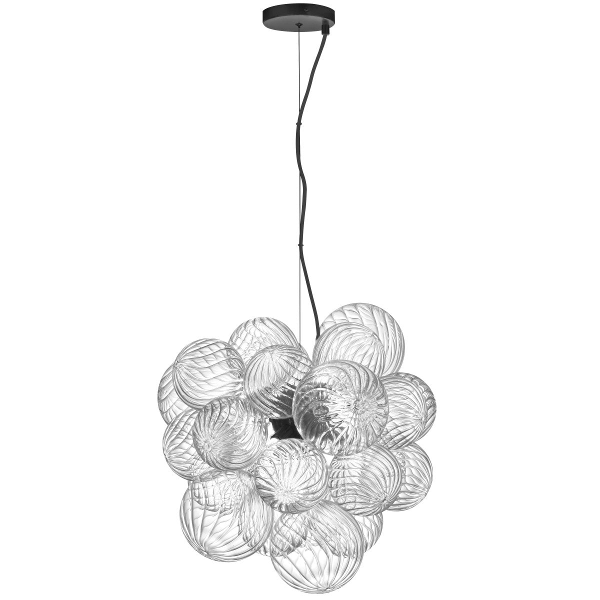 Suspension Charlize - Noir mat by Dainolite | Luminaires & cie