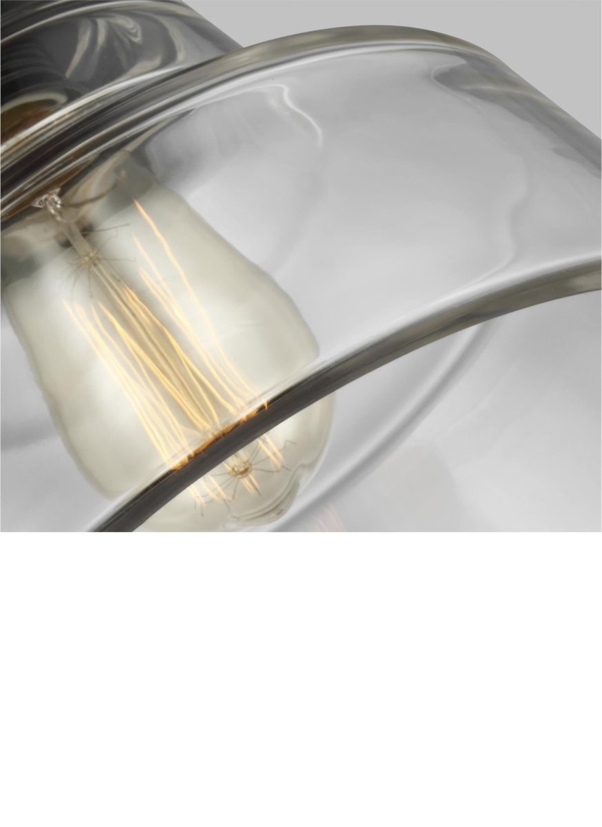 Suspension Cheminée Baskin - En laiton âgé peint / zinc sombre by Visual Comfort Studio | Luminaires & cie