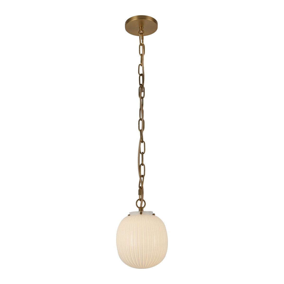 Suspension Cherise - Or brossé 6 3/4" by Alora Lighting | Luminaires & cie