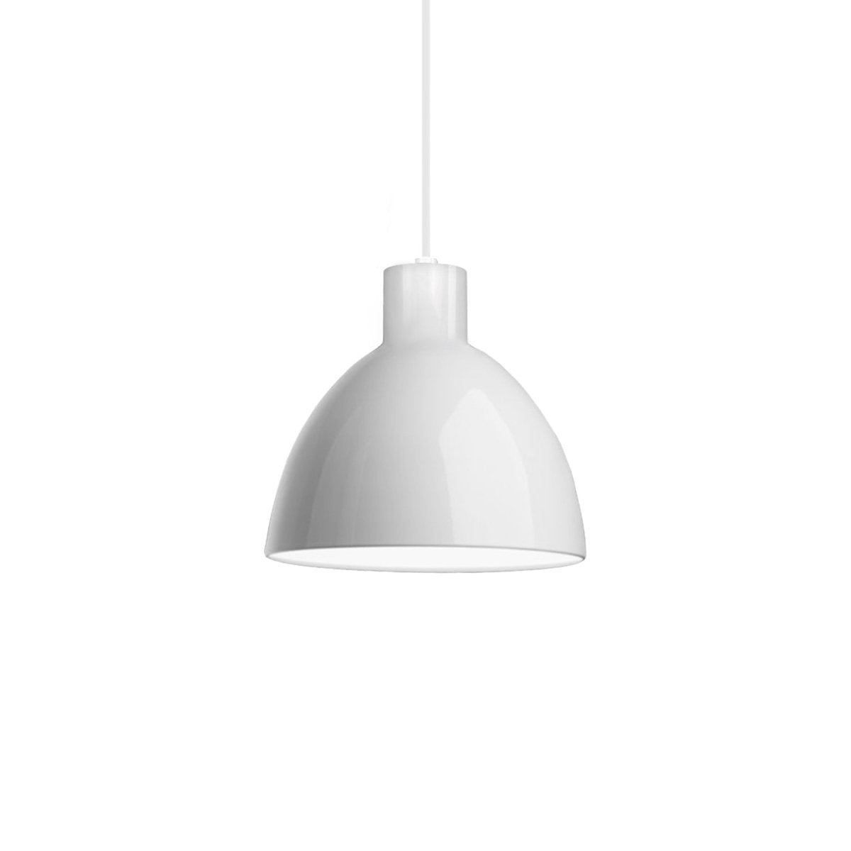 Suspension Chroma - Blanc brillant 6 3/8" by Kuzco Lighting | Luminaires & cie