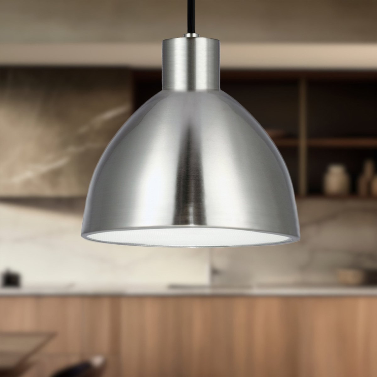 Suspension Chroma - Nickel brossé 12" by Kuzco Lighting | Luminaires & cie