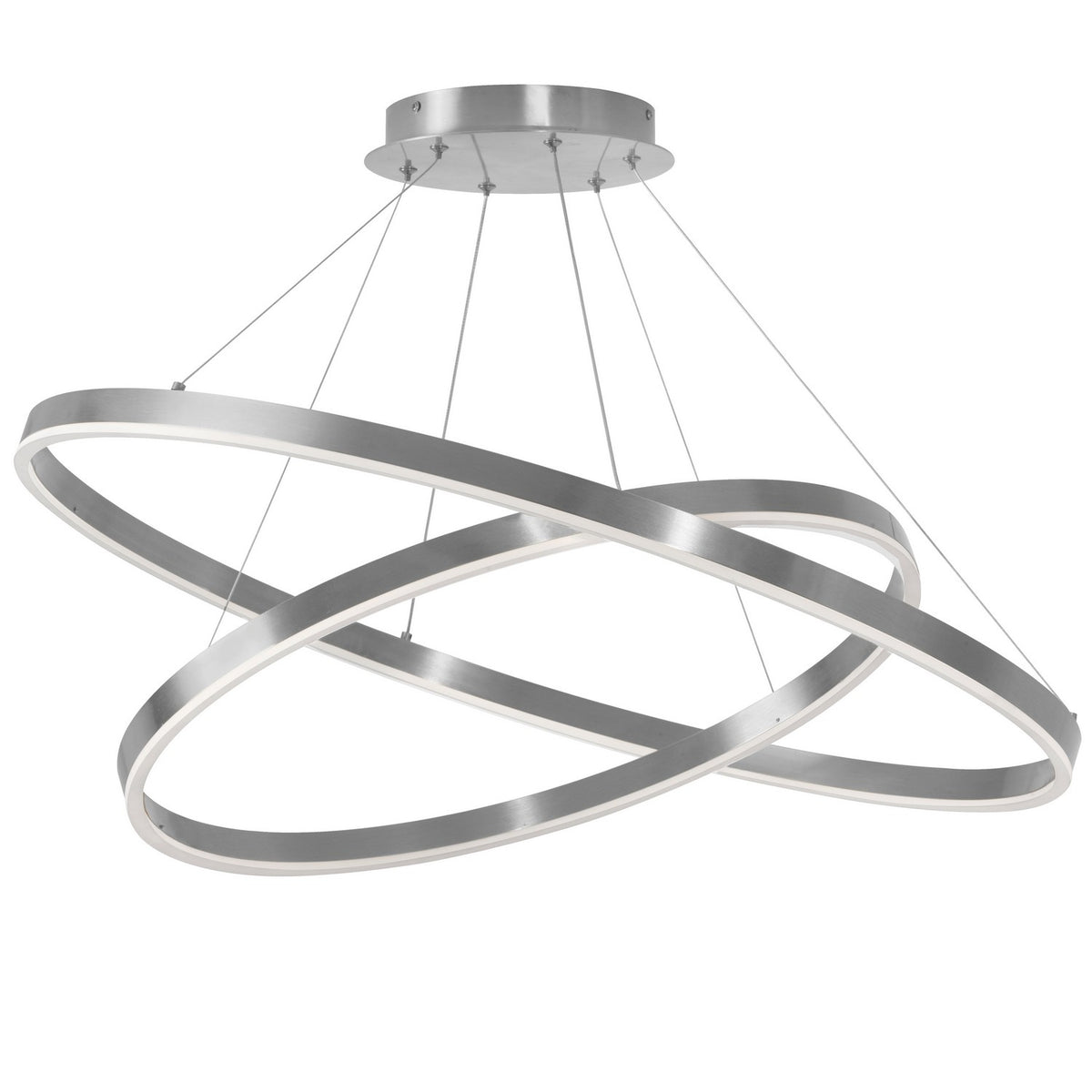 Suspension 2-étages Circulo 120-277V, Argent – vue 2
