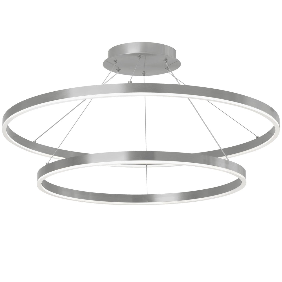 Suspension 2-étages Circulo 120-277V, Argent – vue 3