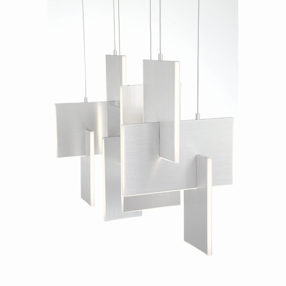 Suspension Coburg Argent anodisé – vue 3