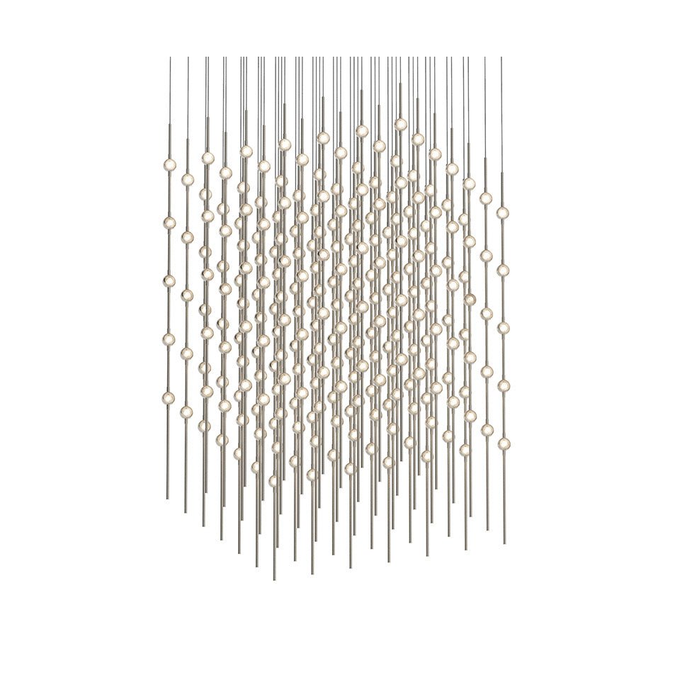 Suspension Constellation Cosmic - 30" Transparent à facettes by Sonneman | Luminaires & cie