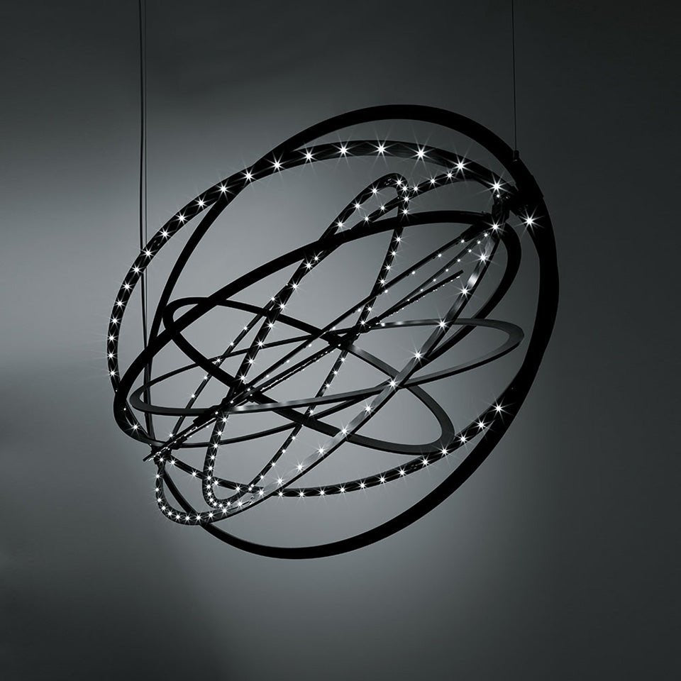 Suspension Copernico - Noir Régulier (59") by Artemide | Luminaires & cie