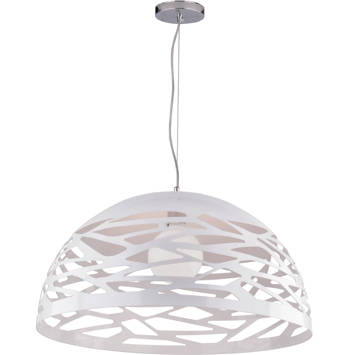 Suspension Coral 20", Blanc / Blanc mat – Dainolite