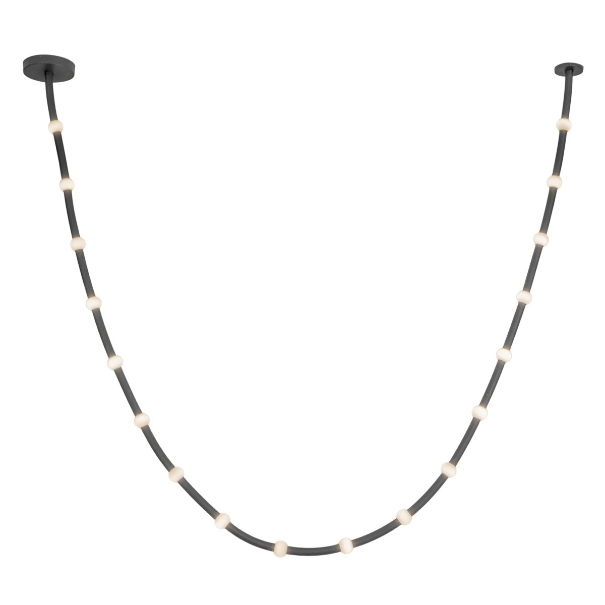 Suspension Corda - 196 7/8" Driver dans le canopy by Kuzco Lighting | Luminaires & cie