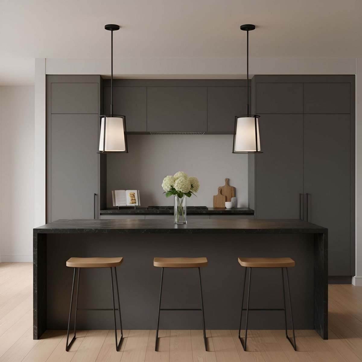 Suspension Cortes - Noir minuit 10" by Visual Comfort Studio | Luminaires & cie