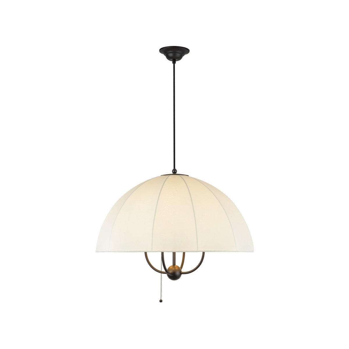 Suspension Crosby - Noir mat 24 1/8" by Alora Lighting | Luminaires & cie