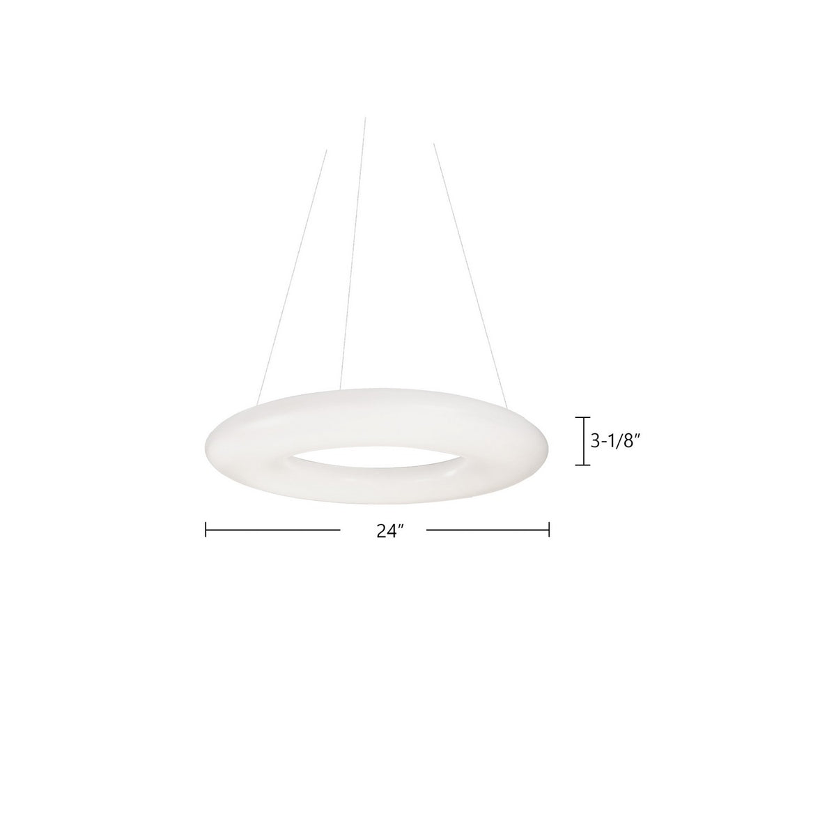 Suspension Cumulus 24" – vue 2