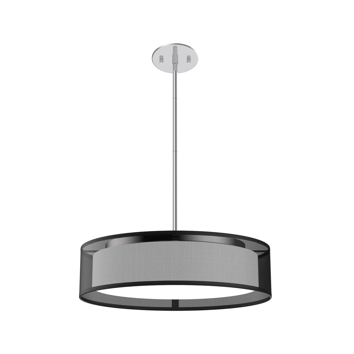 Suspension Dalton - Organza noir 16" 3000°K by Kuzco Lighting | Luminaires & cie