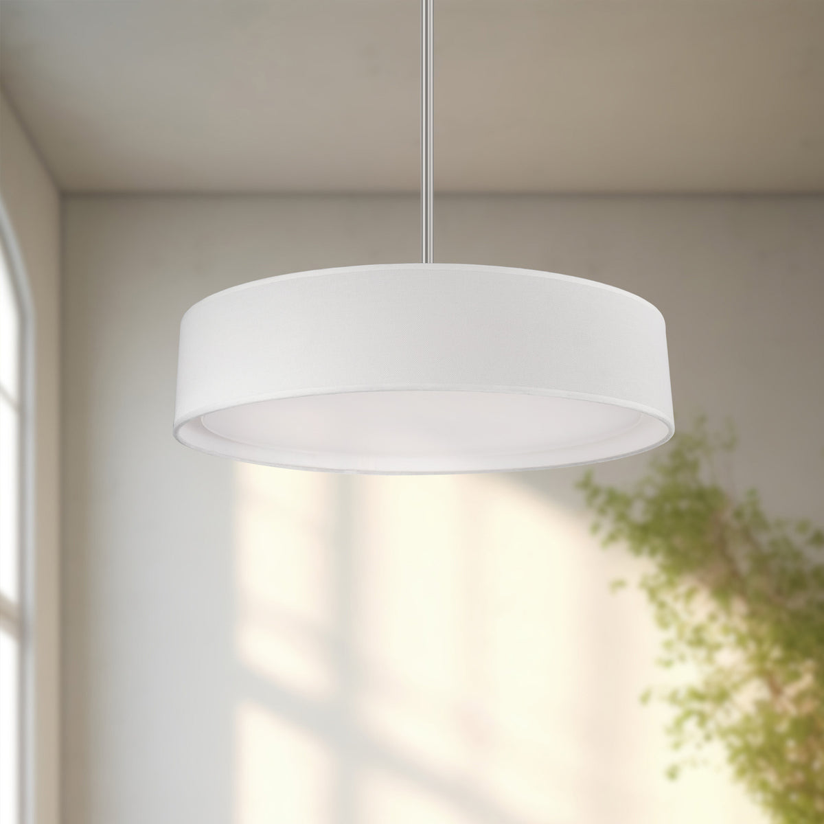 Suspension Dalton Blanc, 20" – vue 3