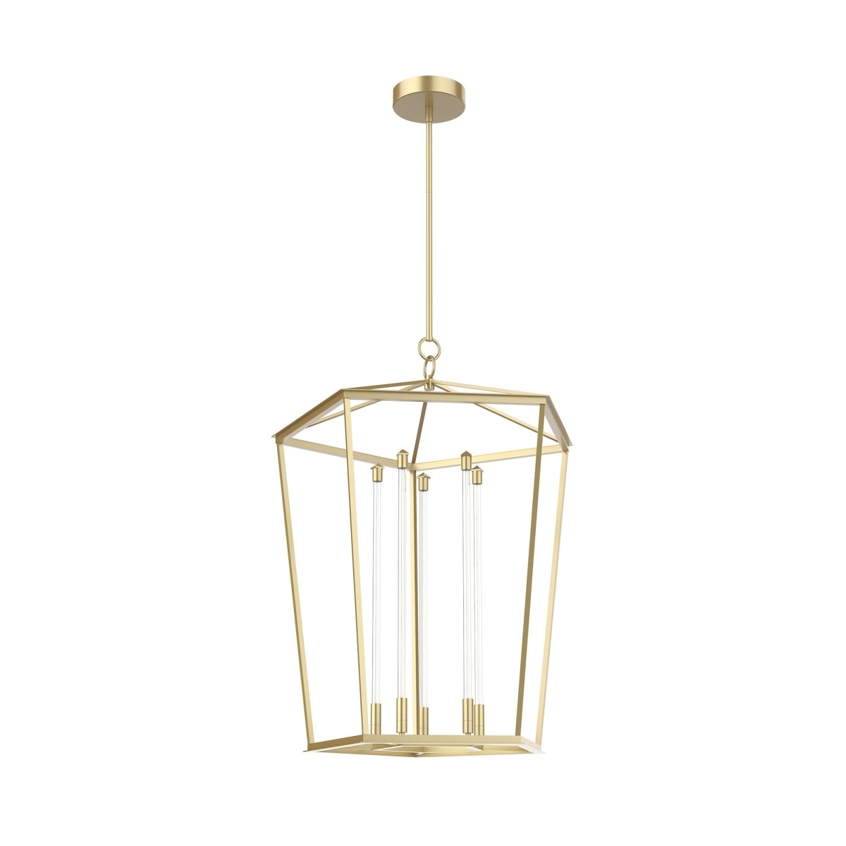 Suspension Delphine - Laiton naturel 25 1/4" by Alora Lighting | Luminaires & cie
