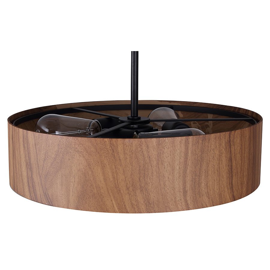 Suspension Dexter - Textures de bois 15 3/4" by Canarm | Luminaires & cie