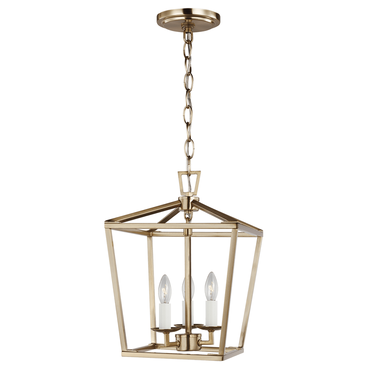Suspension Dianna - Laiton satiné 9 3/4" Ampoules non - incluses by Visual Comfort Studio | Luminaires & cie