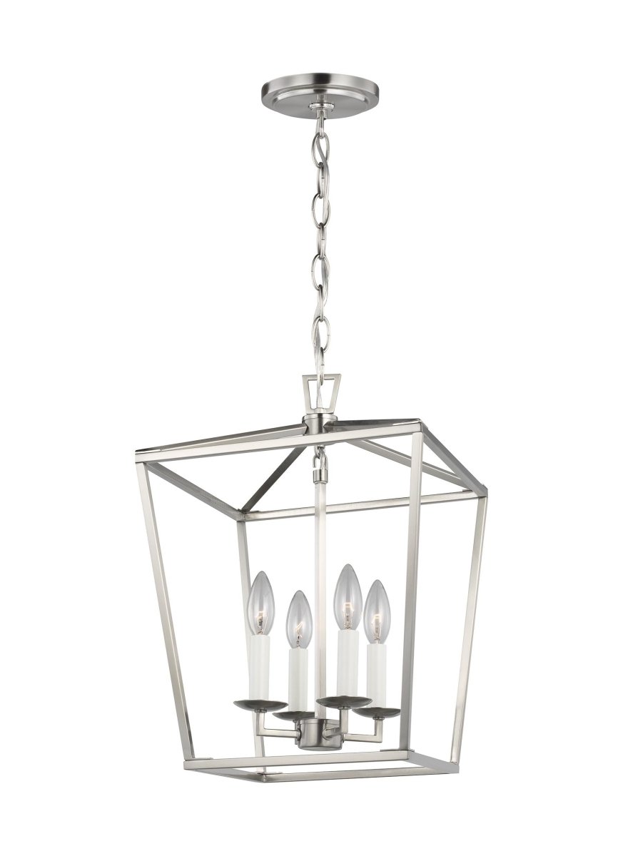 Suspension Dianna - Nickel brossé 12 1/2" Ampoules DEL incluses by Visual Comfort Studio | Luminaires & cie