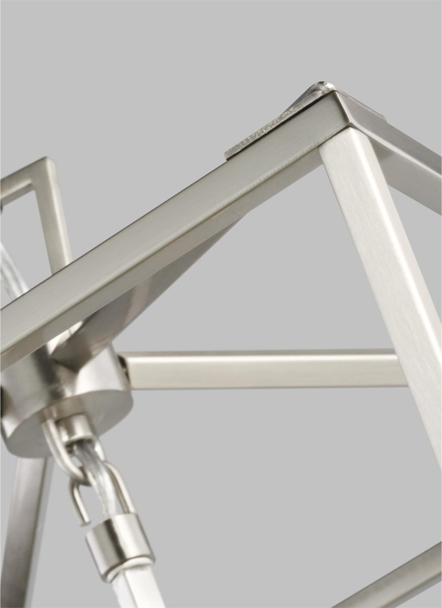 Suspension Dianna - Nickel brossé 12 1/2" Ampoules DEL incluses by Visual Comfort Studio | Luminaires & cie