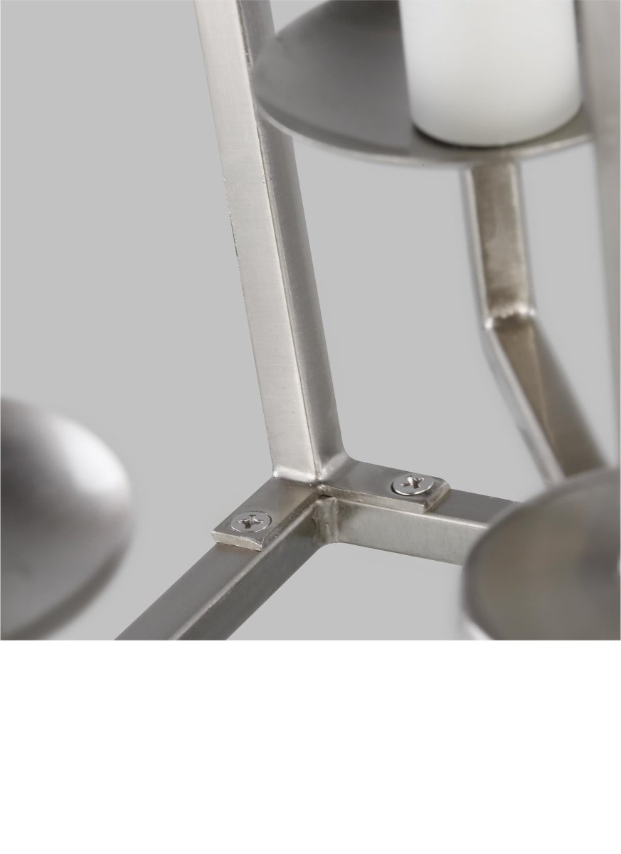 Suspension Dianna - Nickel brossé 17" Ampoules non - incluses by Visual Comfort Studio | Luminaires & cie