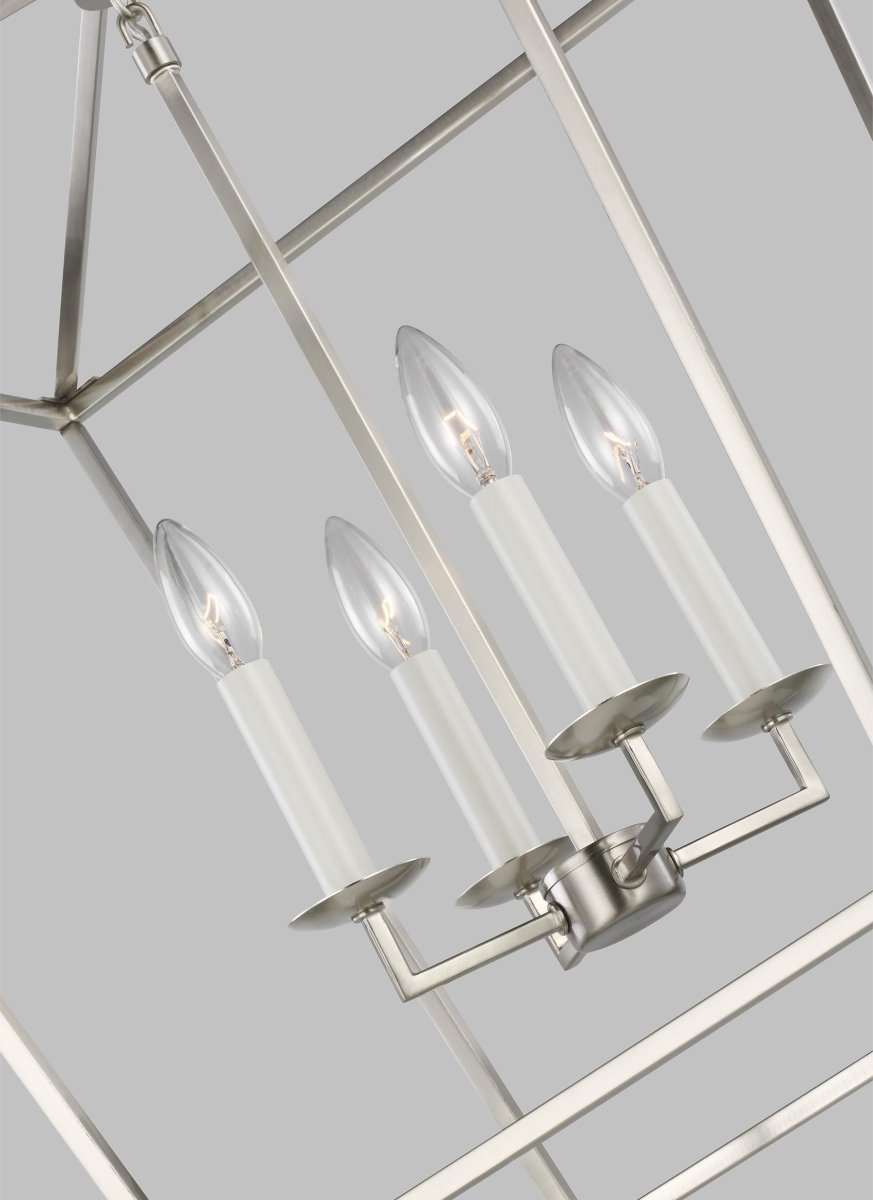 Suspension Dianna - Nickel brossé 17" Ampoules DEL incluses by Visual Comfort Studio | Luminaires & cie