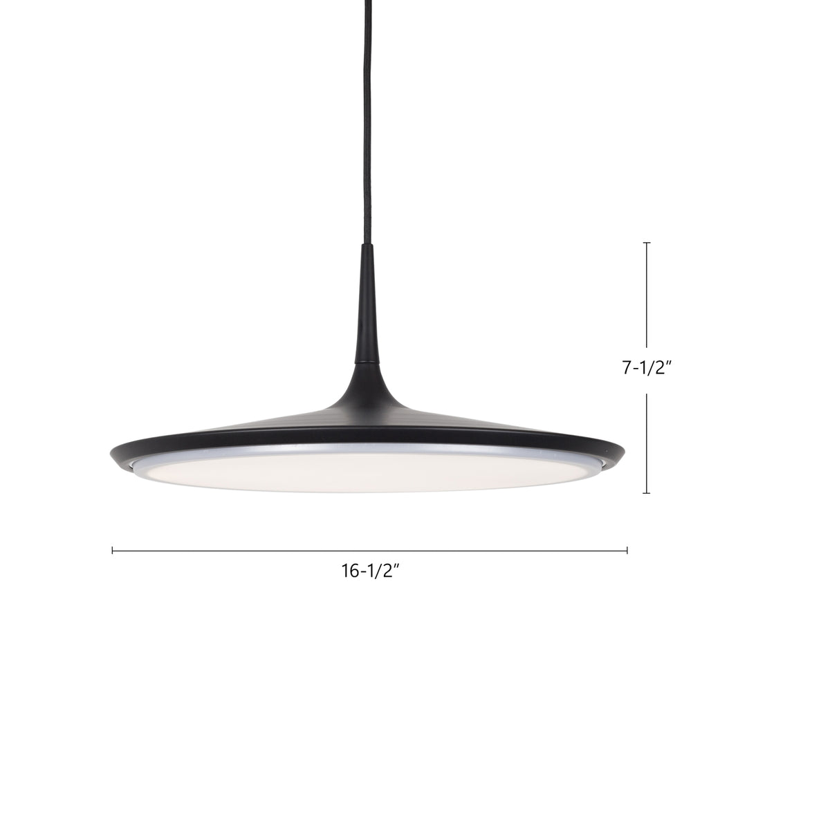 Suspension Disc Blanc – vue 3