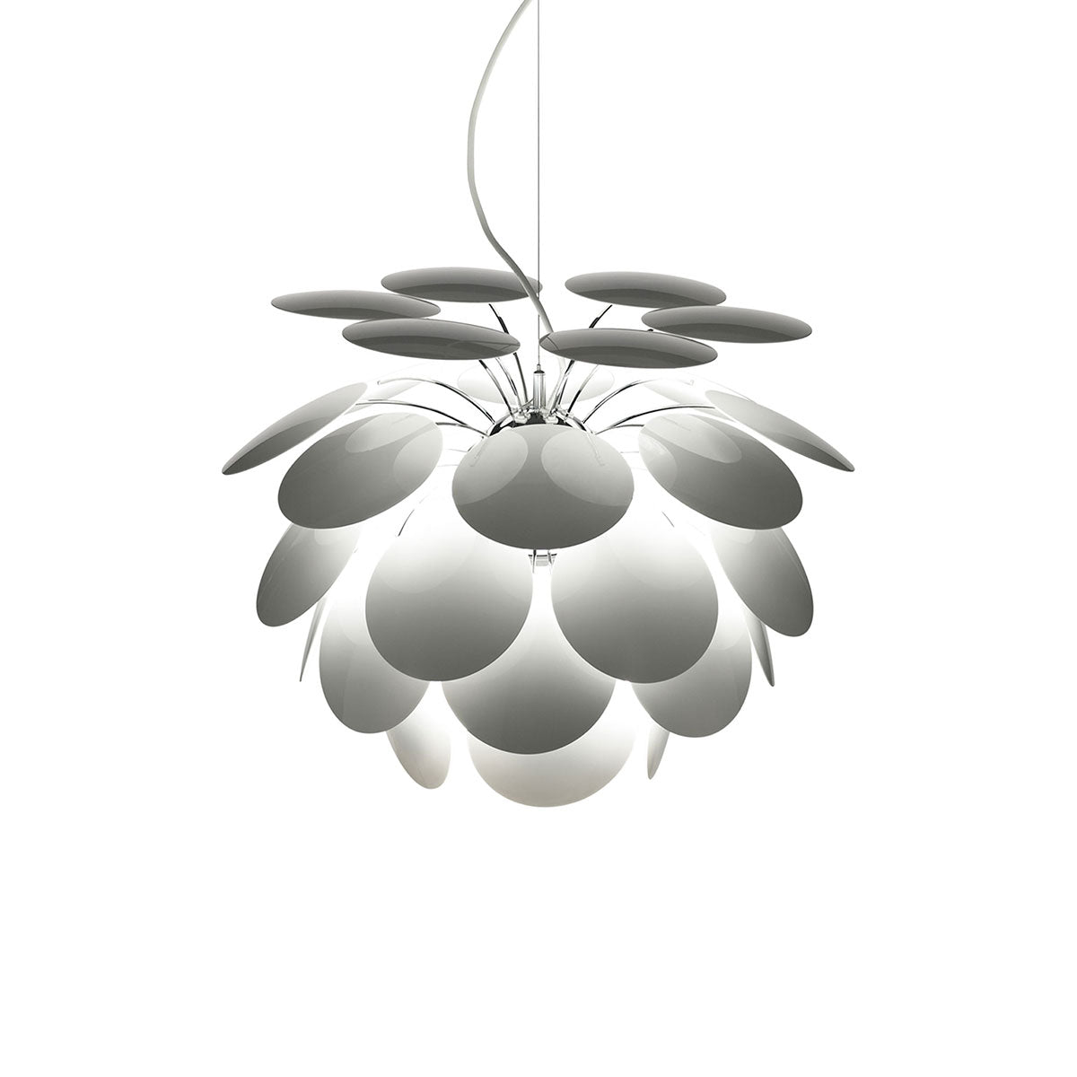 Suspension Discoco - Gris mat Discocó 68 (26.75") by Marset | Luminaires & cie