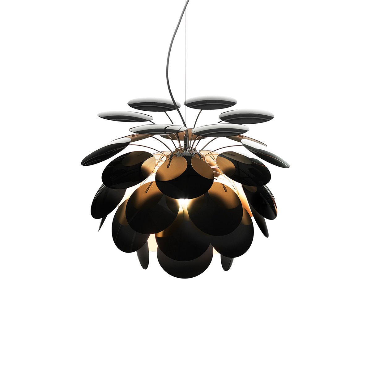 Suspension Discoco - Noir brillant Discocó 68 (26.75") by Marset | Luminaires & cie