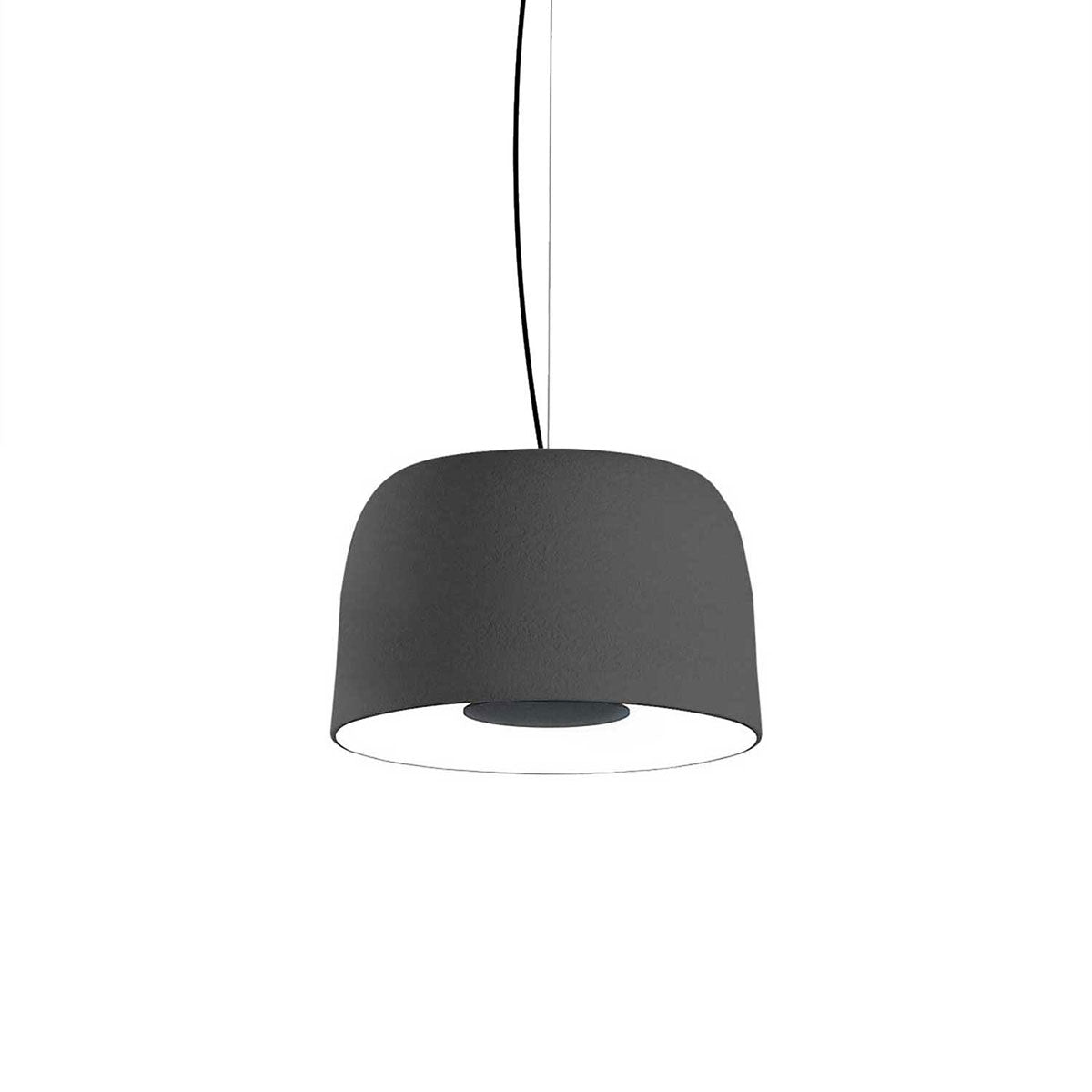 Suspension Djembé - Blanc Djembé 42.28 (16.5"Ø x 11") 0 - 10V by Marset | Luminaires & cie