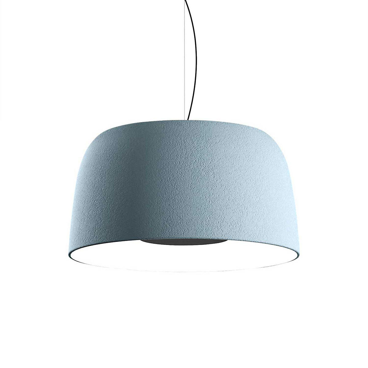 Suspension Djembé - Bleu ciel Djembé 65.35 (25.5"Ø x 13.75") TRIAC by Marset | Luminaires & cie