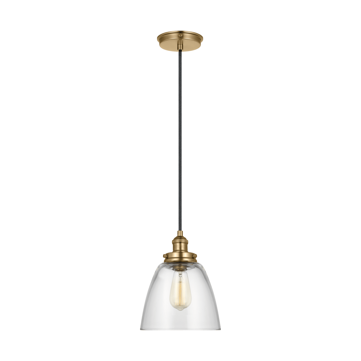 Suspension Dome Baskin - Laiton satiné by Visual Comfort Studio | Luminaires & cie