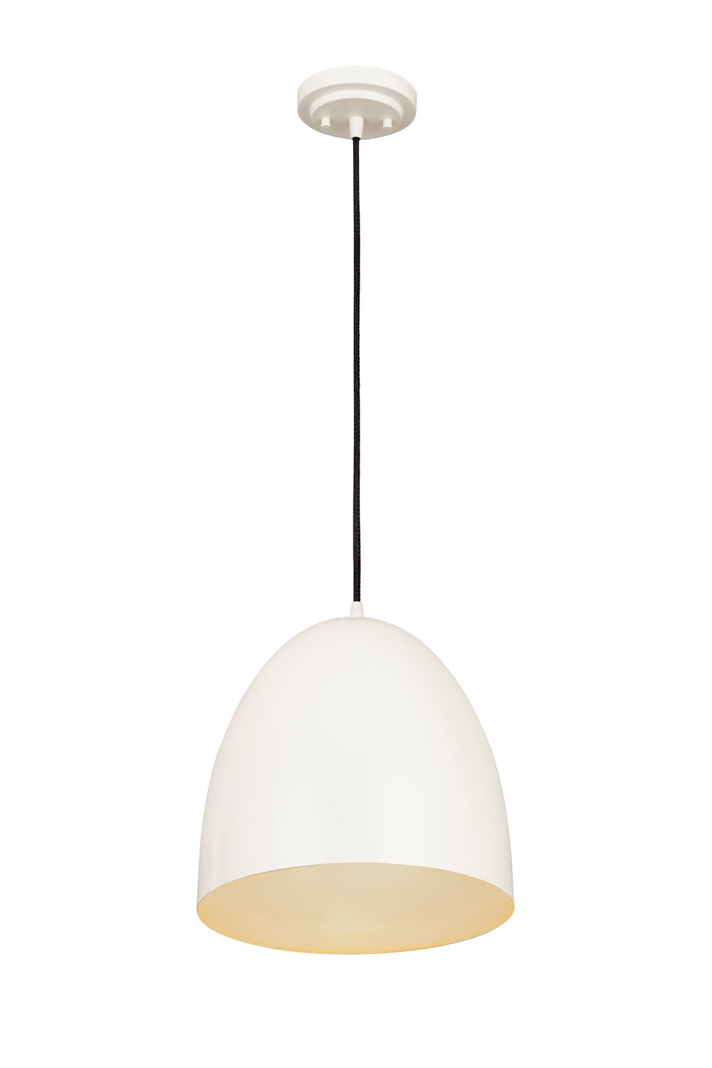 Suspension dôme Z-Studio Blanc satiné, 12" – vue 3