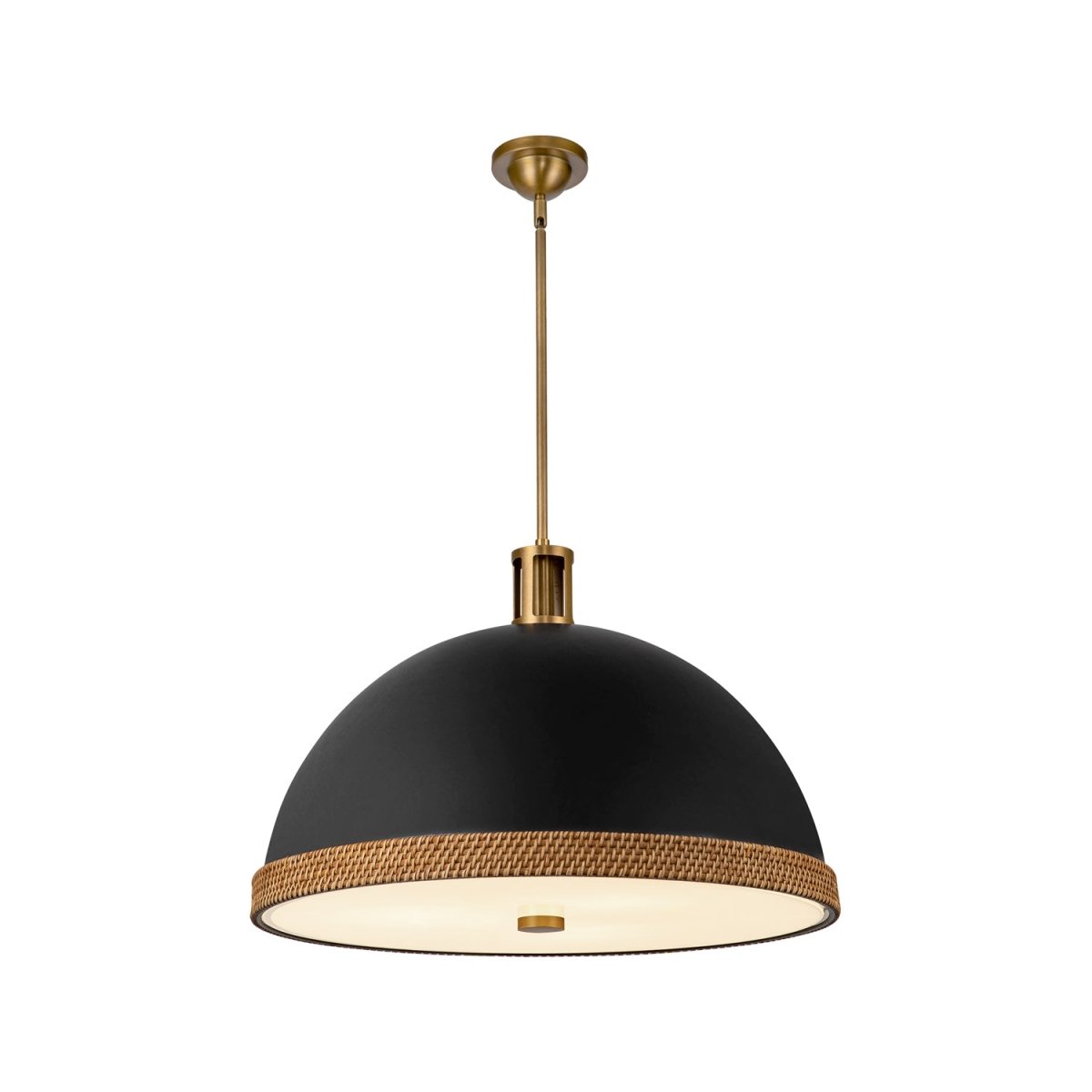 Suspension Doral - Noir mat 24 1/4" by Alora Lighting | Luminaires & cie