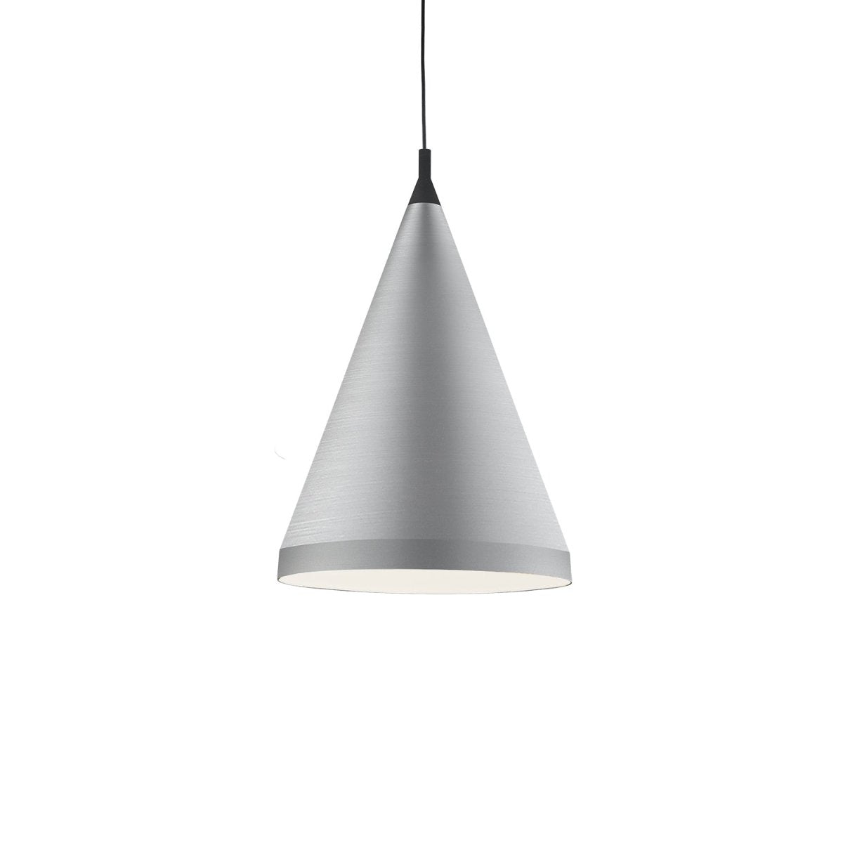 Suspension Dorothy - Nickel brossé avec des détails noirs 22" by Kuzco Lighting | Luminaires & cie