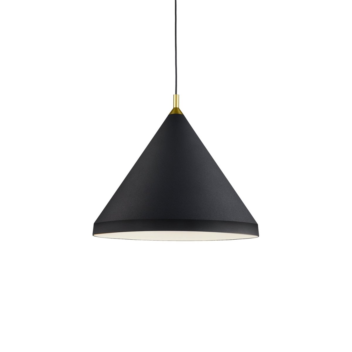 Suspension Dorothy - Noir avec détail d'or 24" by Kuzco Lighting | Luminaires & cie