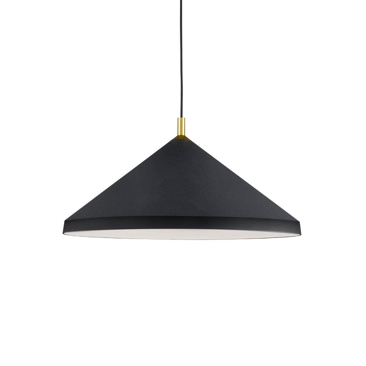 Suspension Dorothy - Noir avec détail d'or 26" by Kuzco Lighting | Luminaires & cie