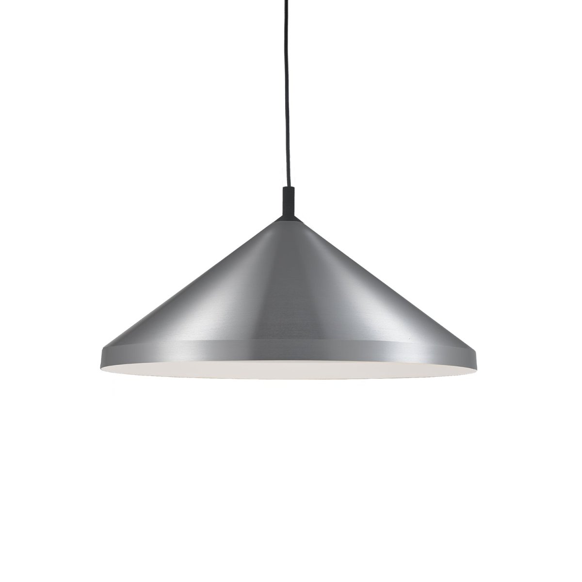 Suspension Dorothy - Nickel brossé avec des détails noirs 26" by Kuzco Lighting | Luminaires & cie